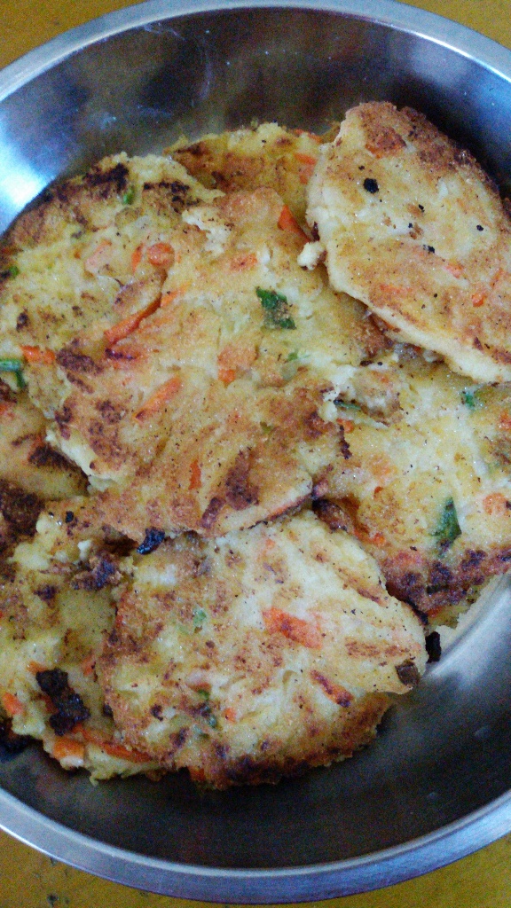 胡萝卜豆渣饼