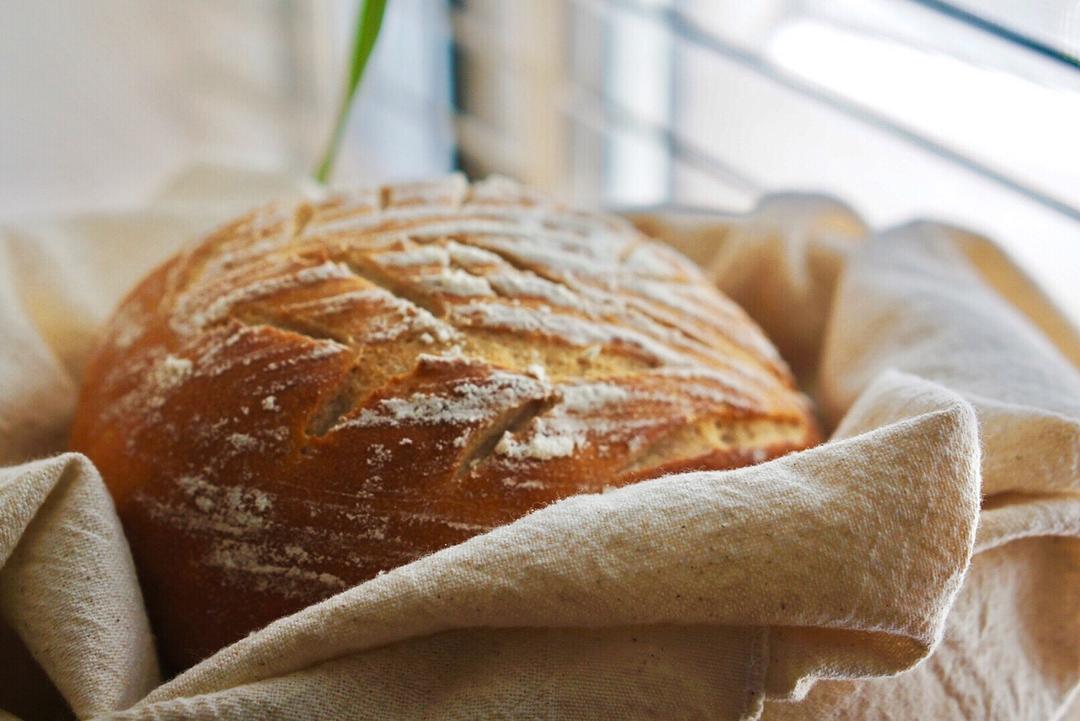 无油全麦乡村面包