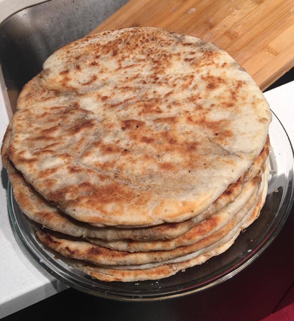外酥里软香掉牙的麻酱红糖饼