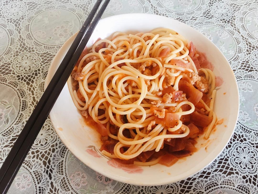 【番茄肉酱意面】