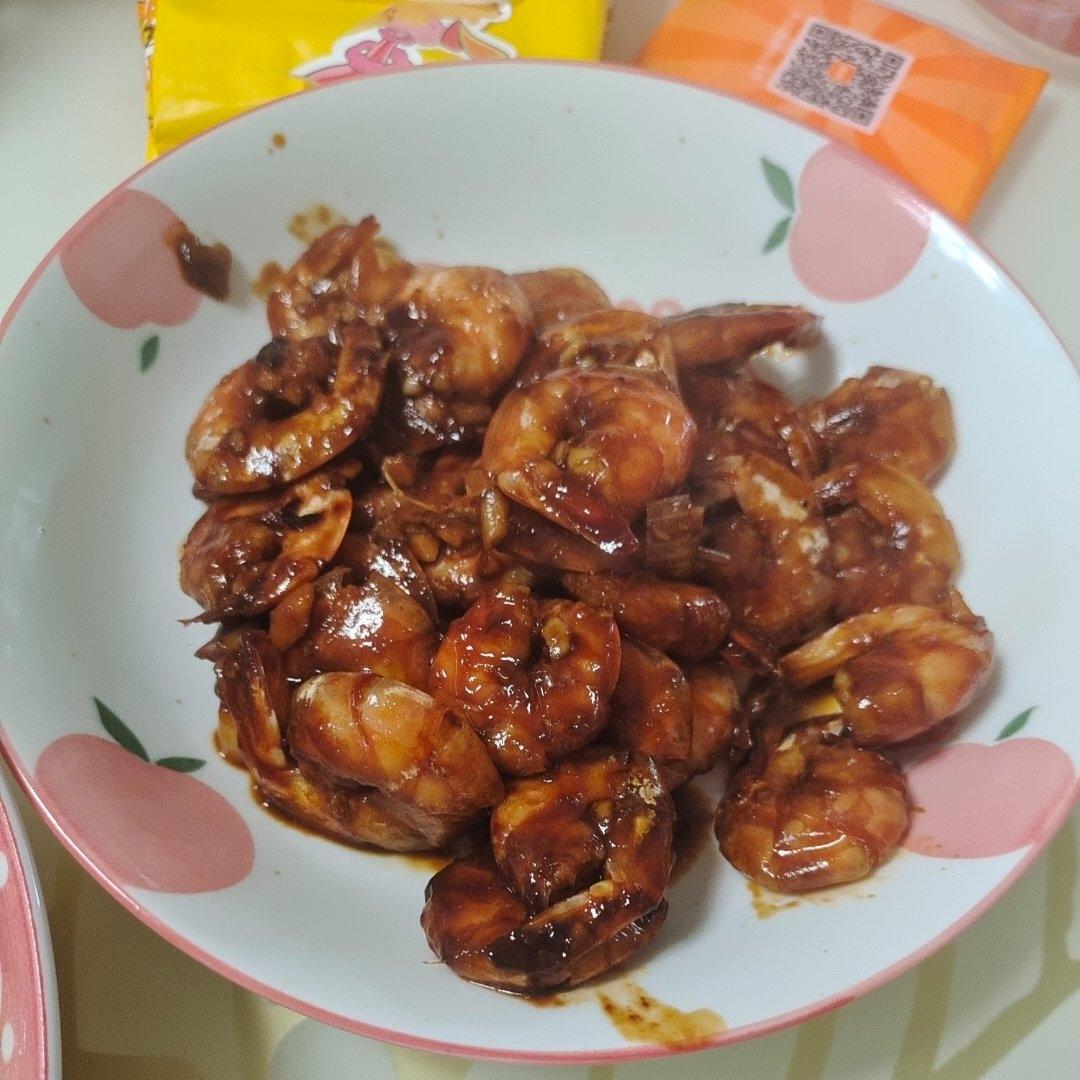 家庭版油焖大虾