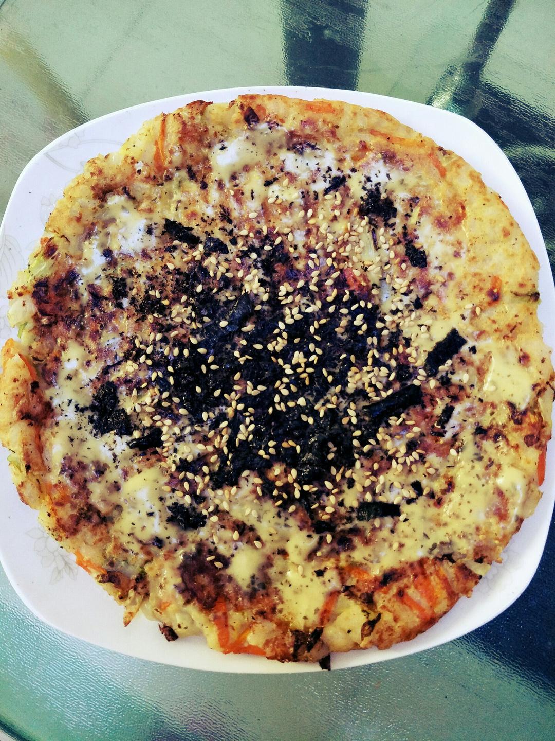 豆渣蔬菜饼