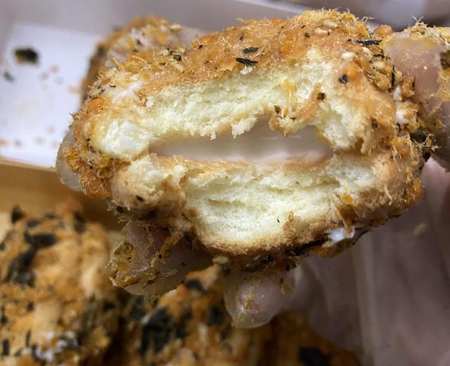 海苔肉松小贝的做法