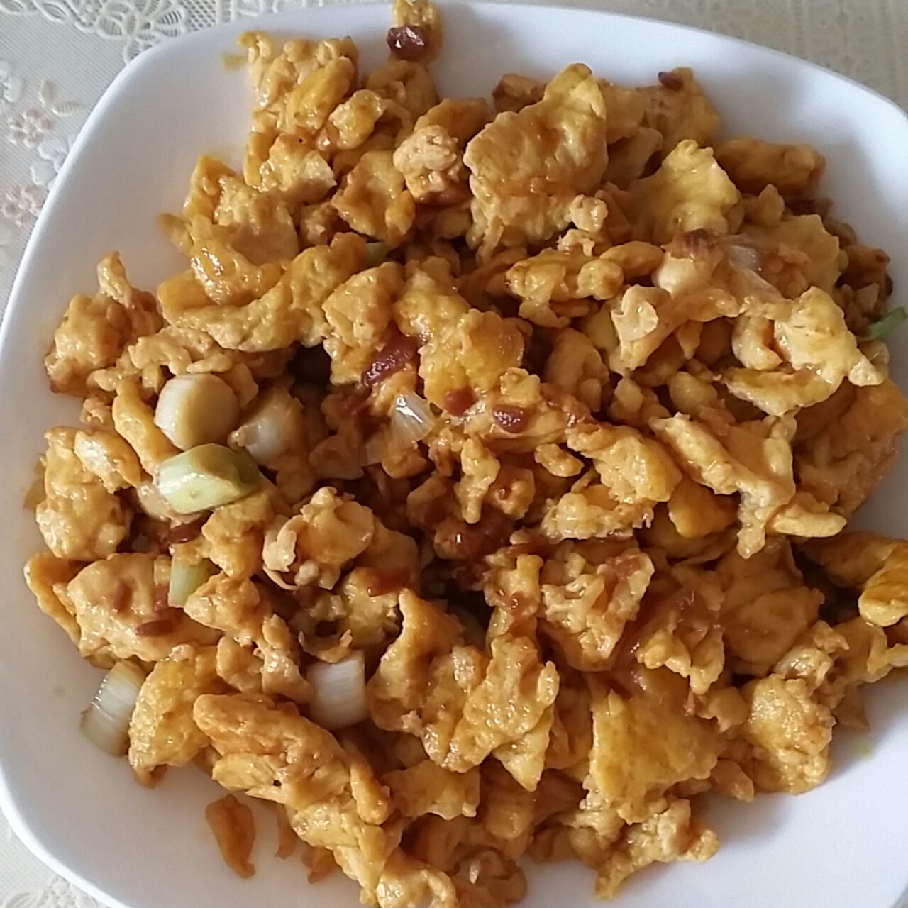 彩虹-260做的黄豆酱炒鸡蛋