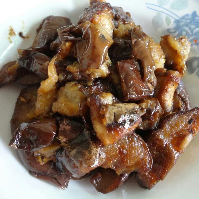 老丁的私房菜-油焖茄子