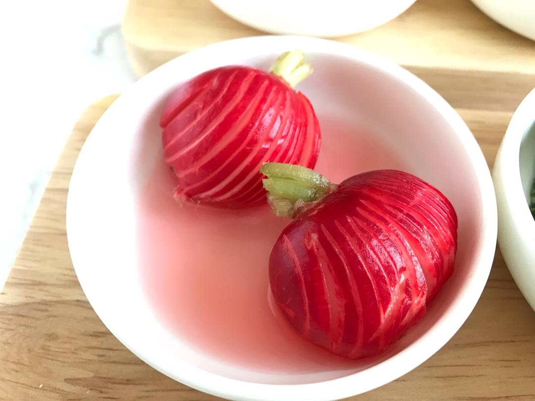 糖醋蓑衣樱桃萝卜