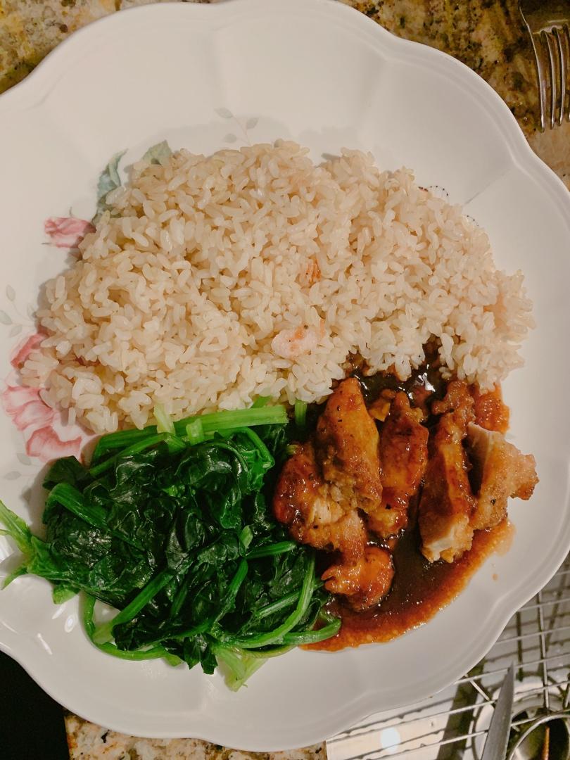 照烧鸡腿饭