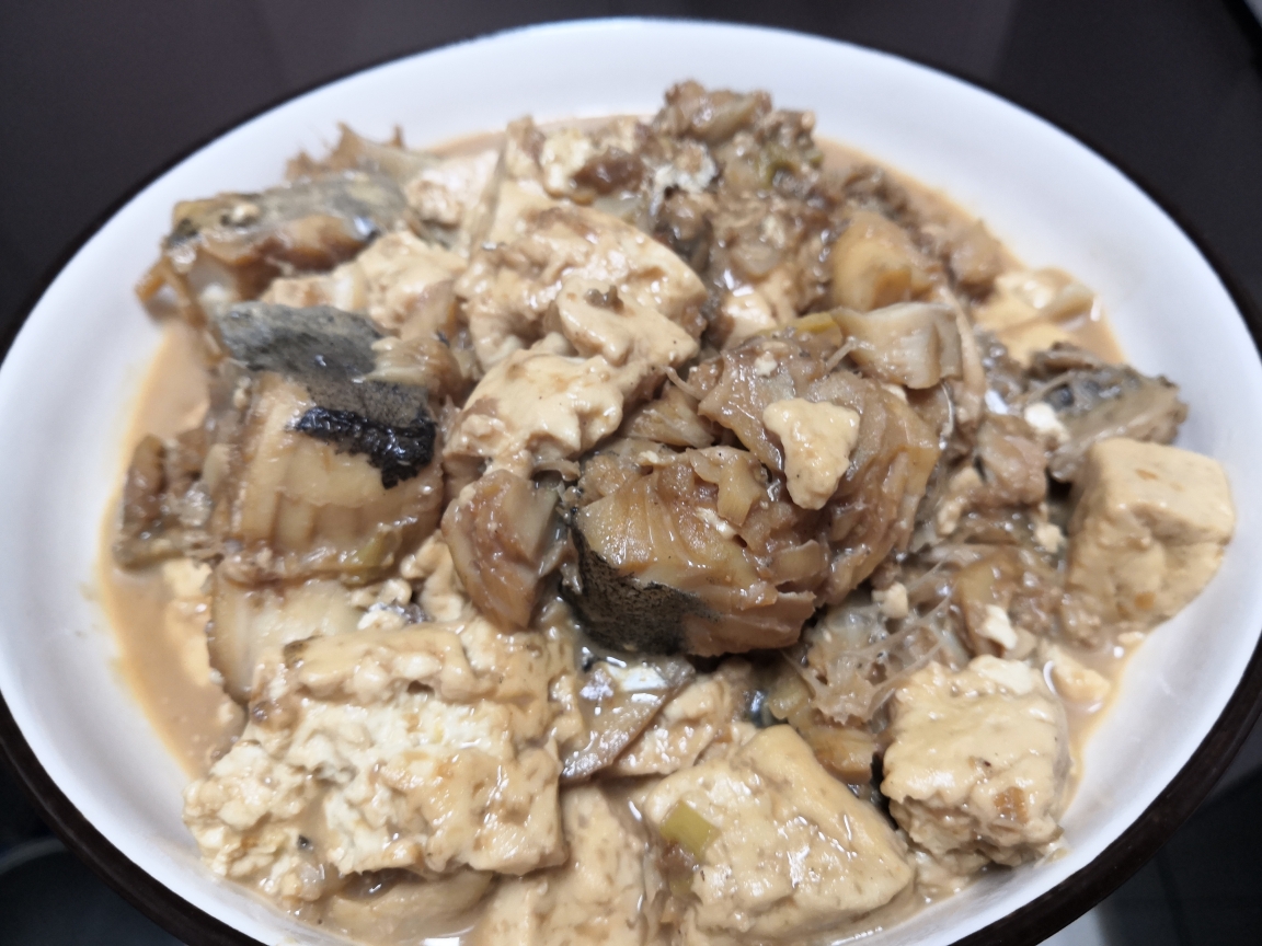 超下饭的鳕鱼炖豆腐的做法