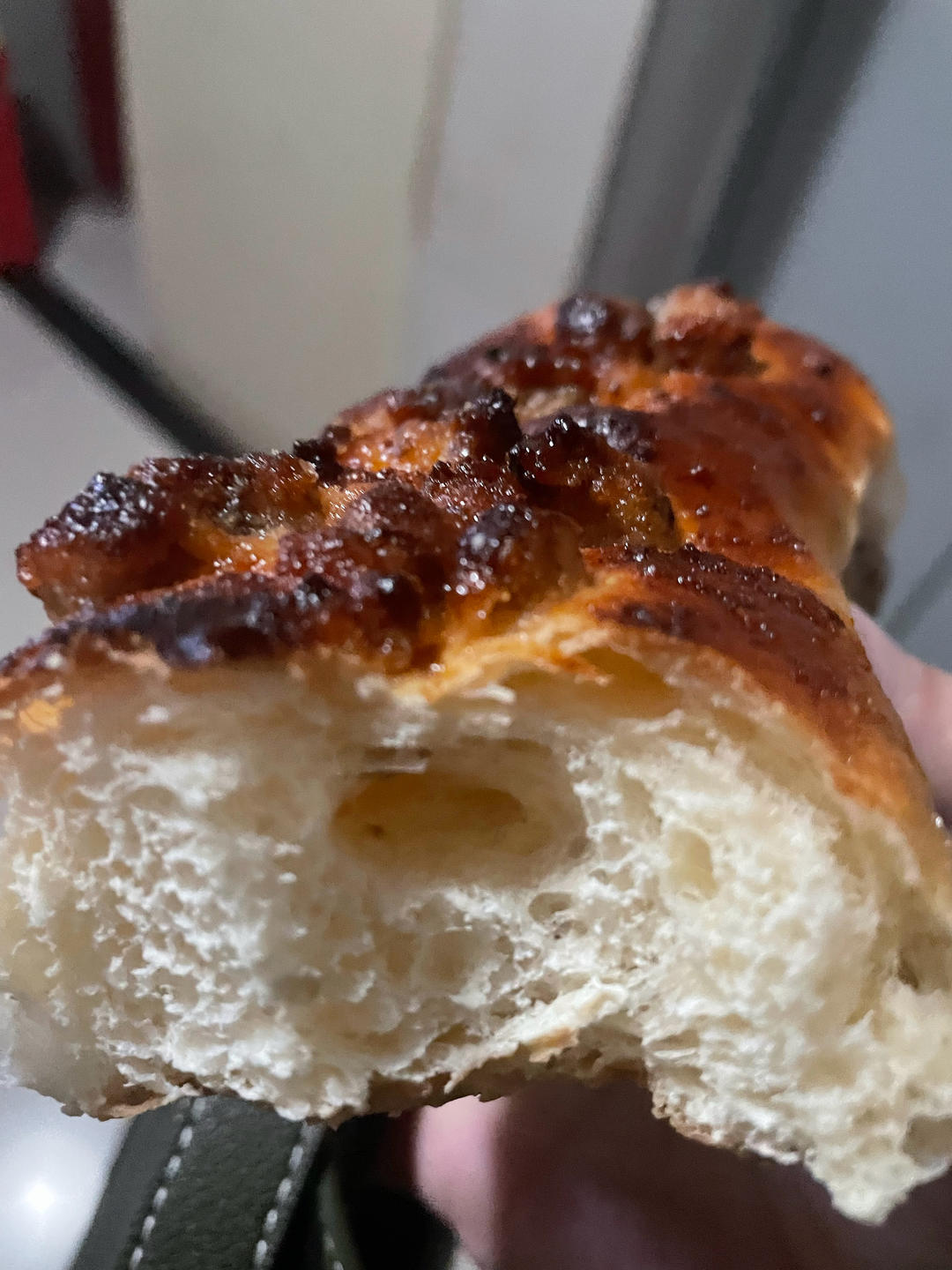 出炉秒扫光系列：核桃布里奥斯面包！