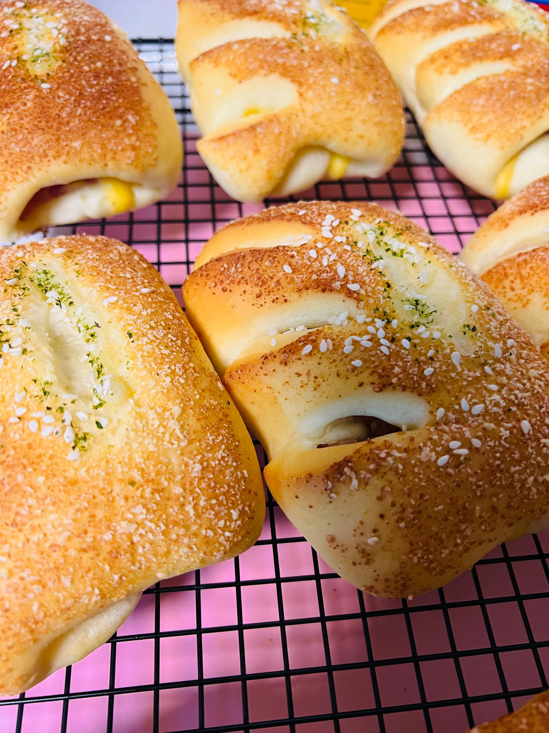 直接法万能面团－培根芝士包