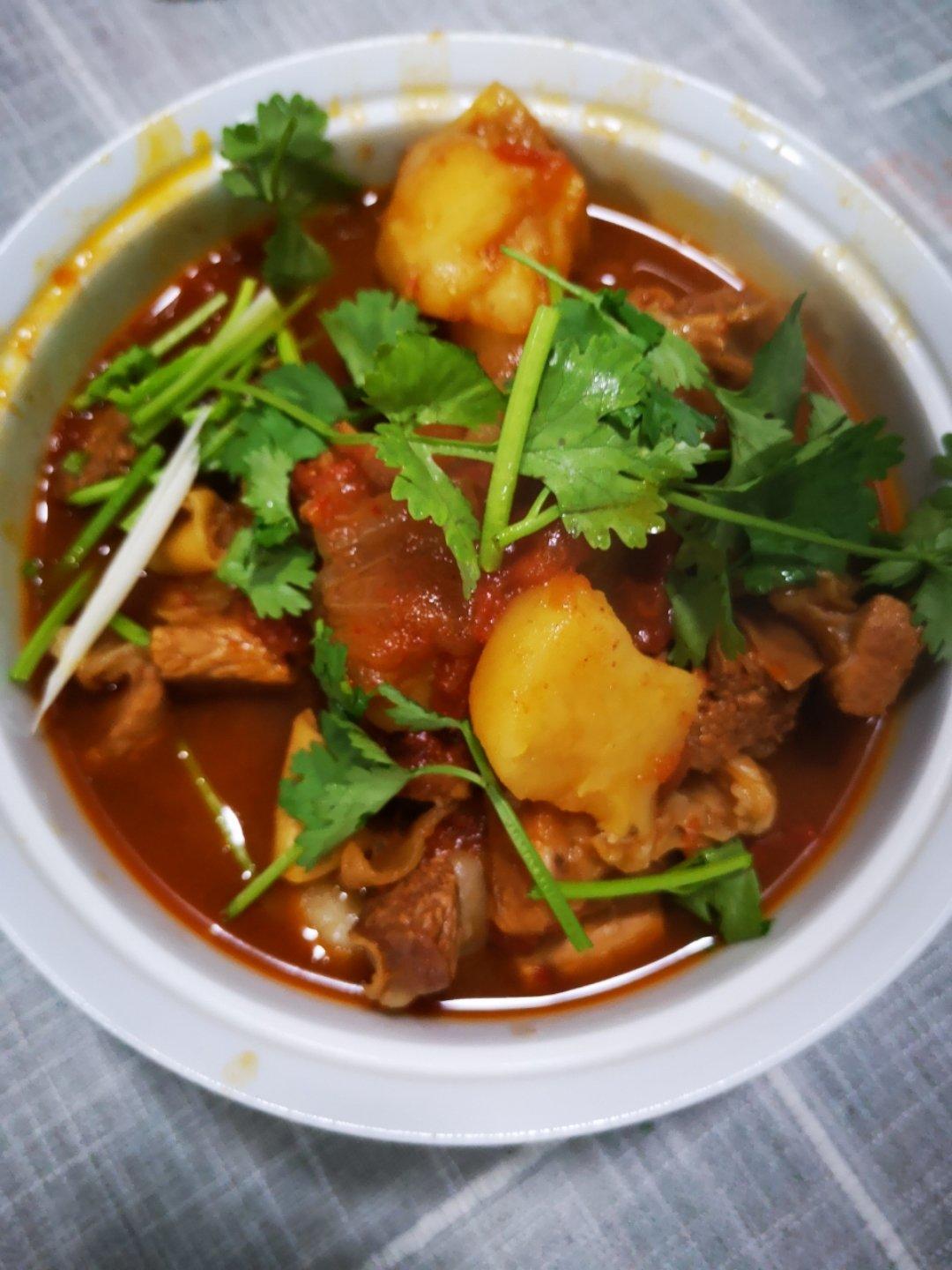 番茄土豆炖牛腩