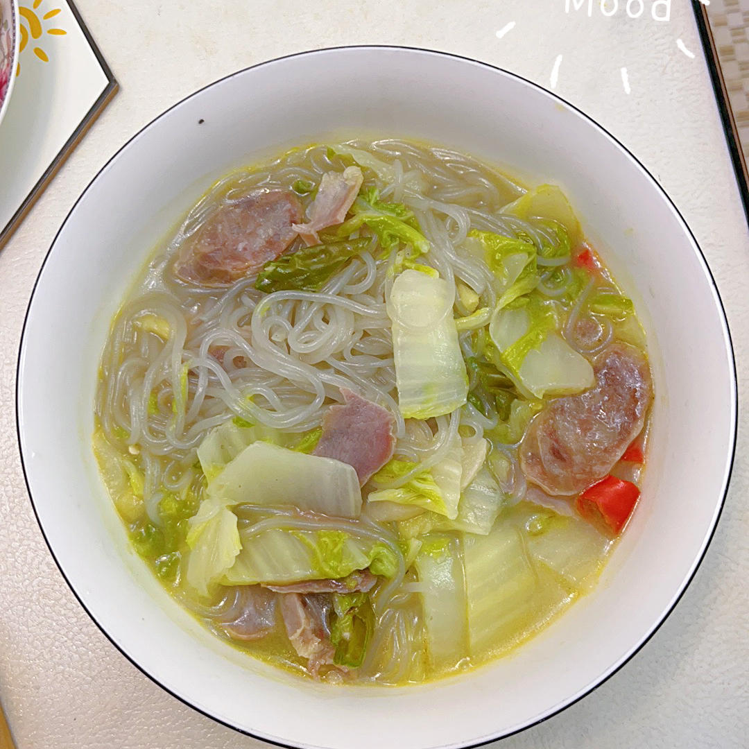 大白菜粉丝汤