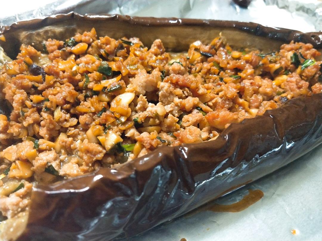 【耳光炒饭 & 烤茄子】