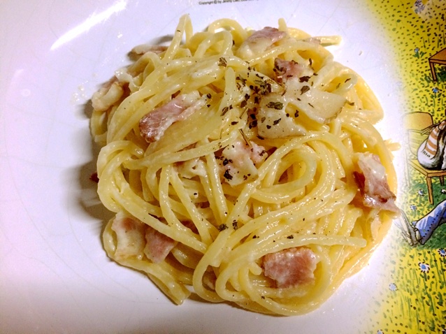 奶油培根意大利面（spaghetti）