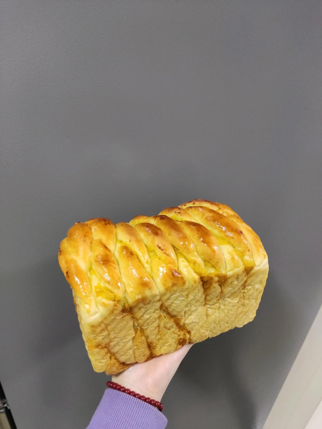 双倍南瓜🎃夹馅吐司，超软超浓郁！（波兰种）