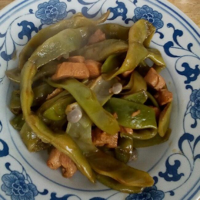 新版豆角炖肉（各种吹加各种好吃超说细哦）