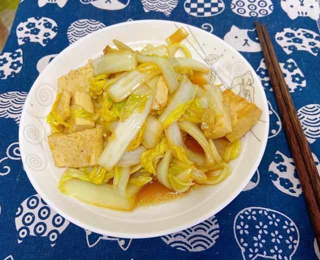 蚝油白菜豆腐