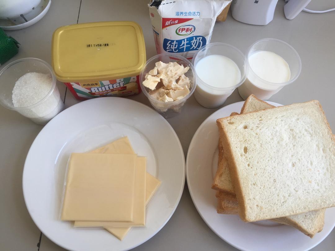 纯奶手撕吐司的做法 步骤1