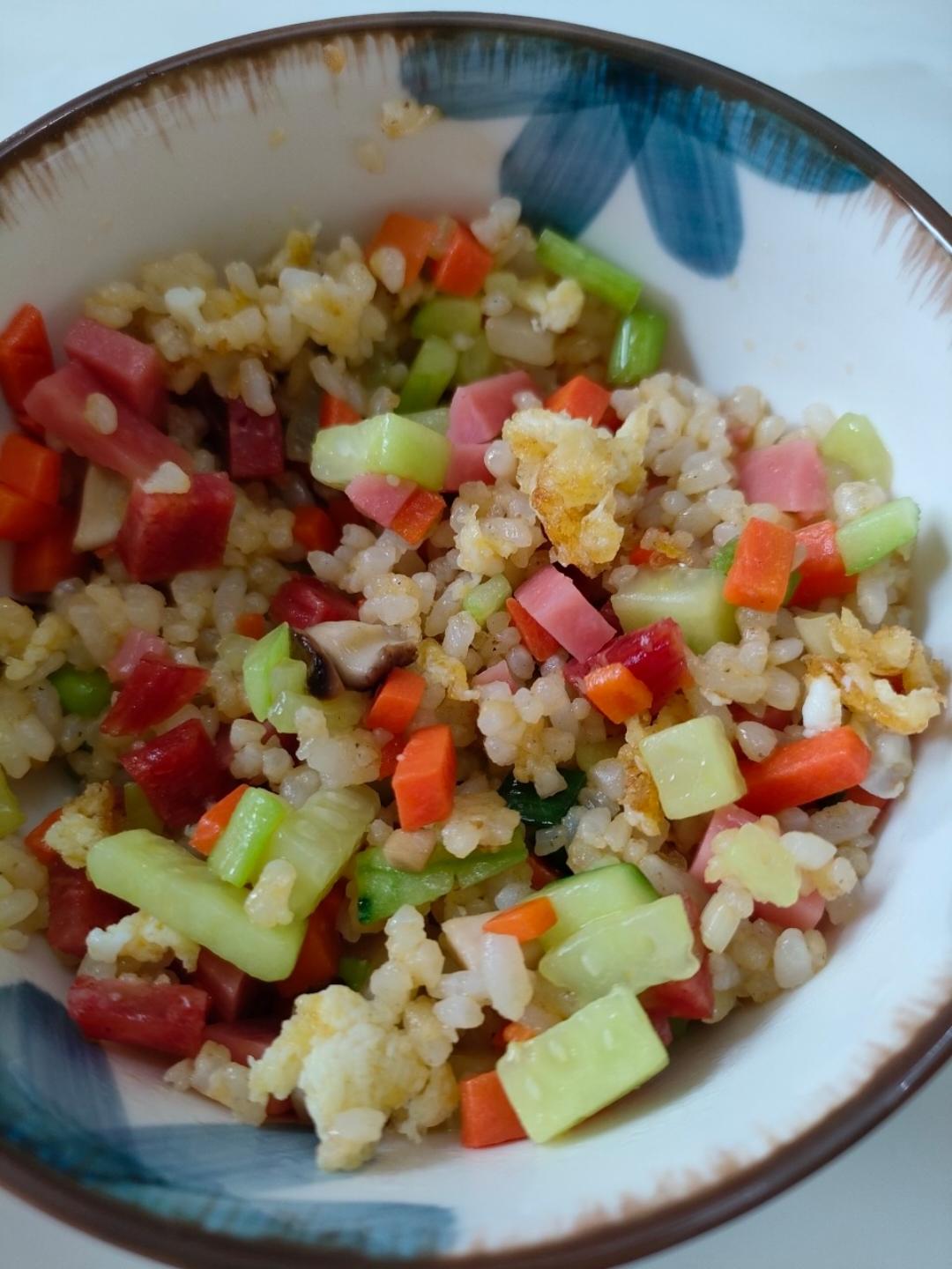 炒米饭蛋炒饭二十分钟快手家常