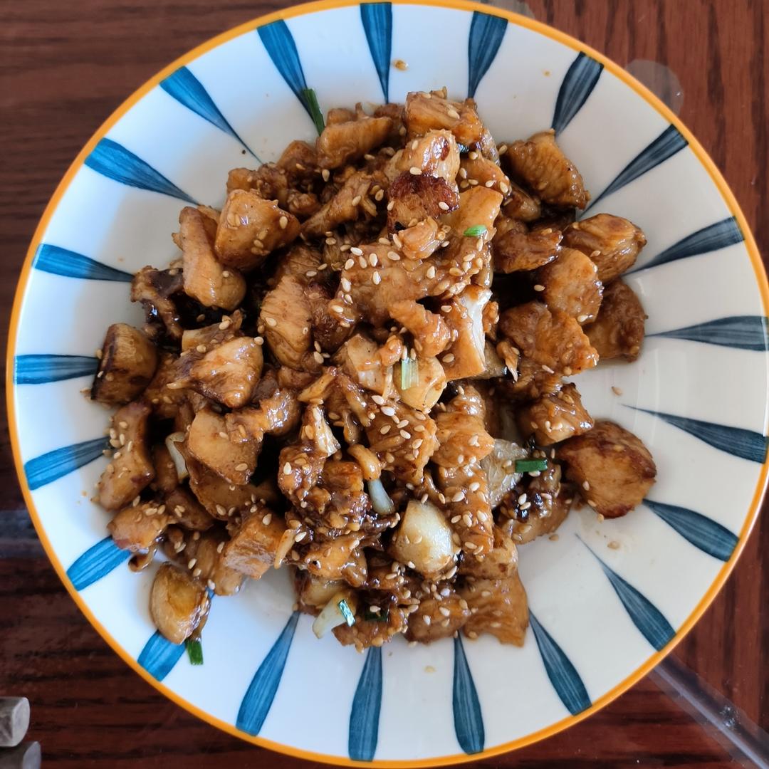 孜然蒜香鸡胸肉