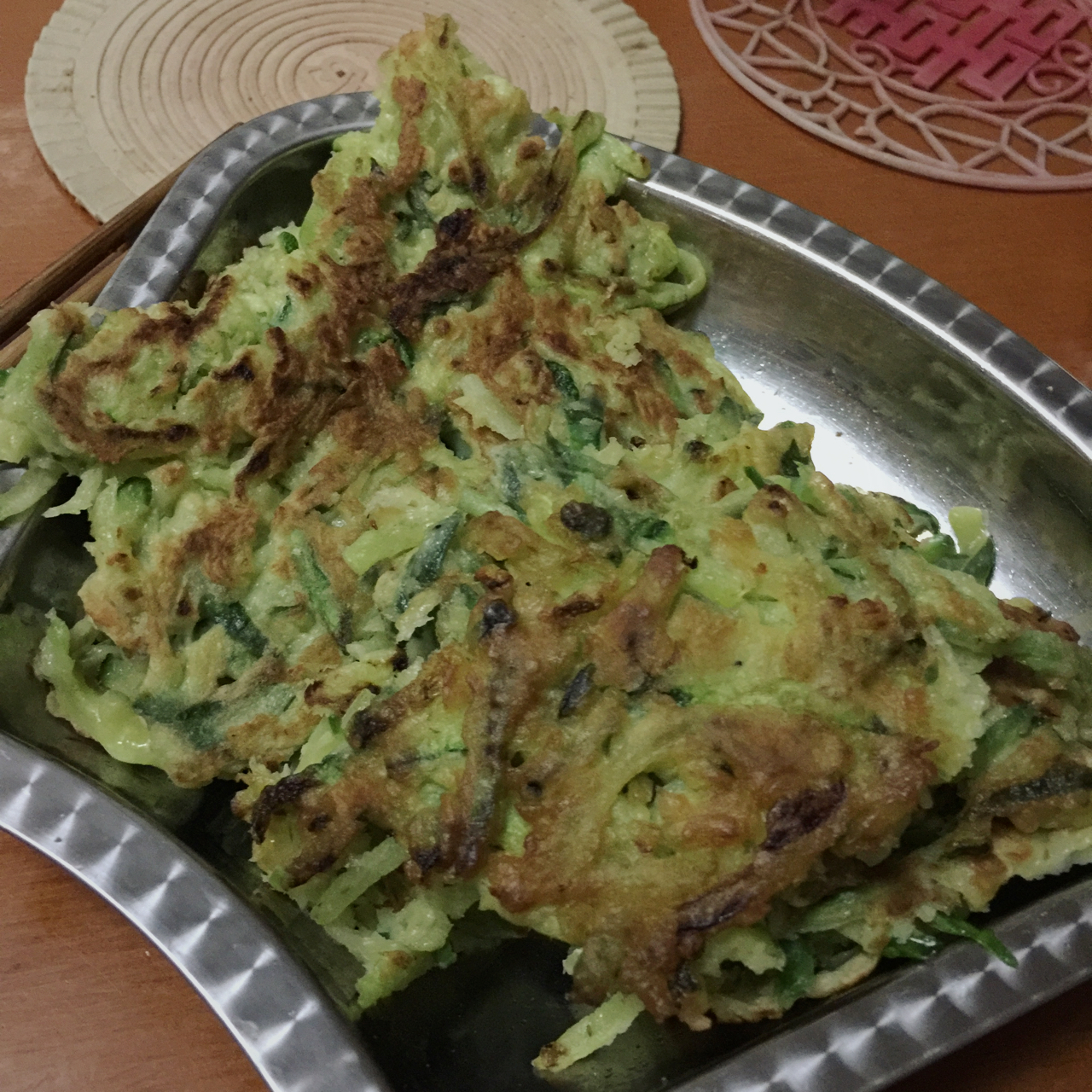 萝卜海鲜鸡蛋饼