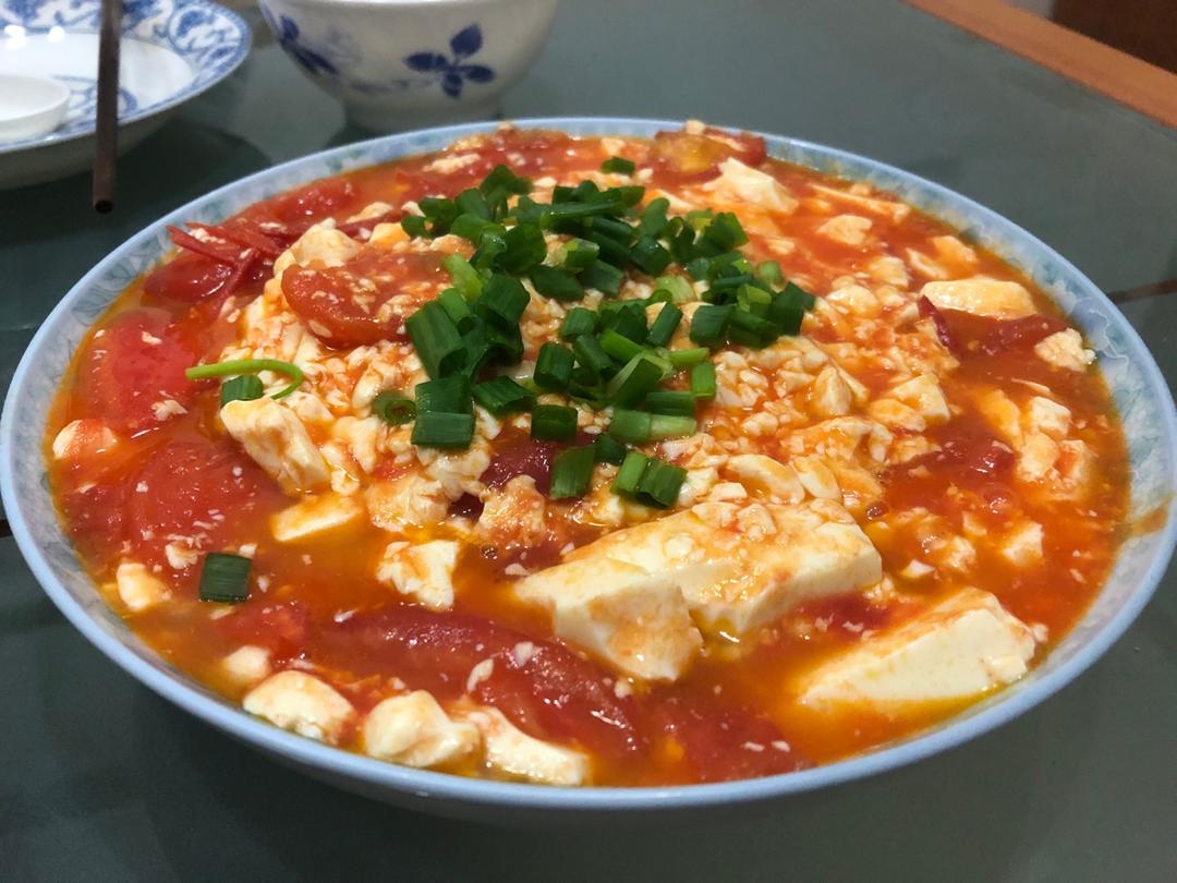 番茄豆腐