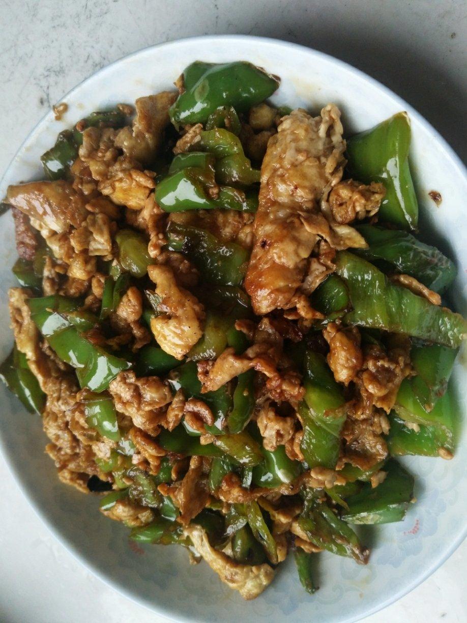快手菜1:青椒炒鸡蛋