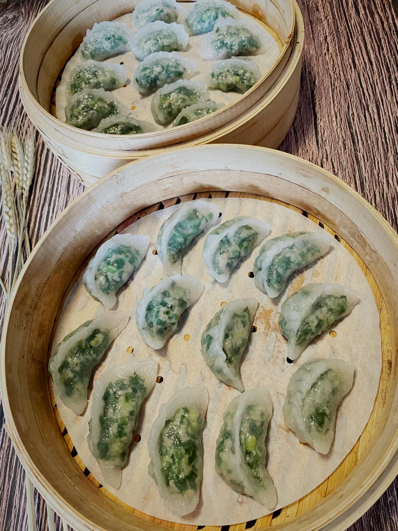 schieem做的水晶韭菜饺