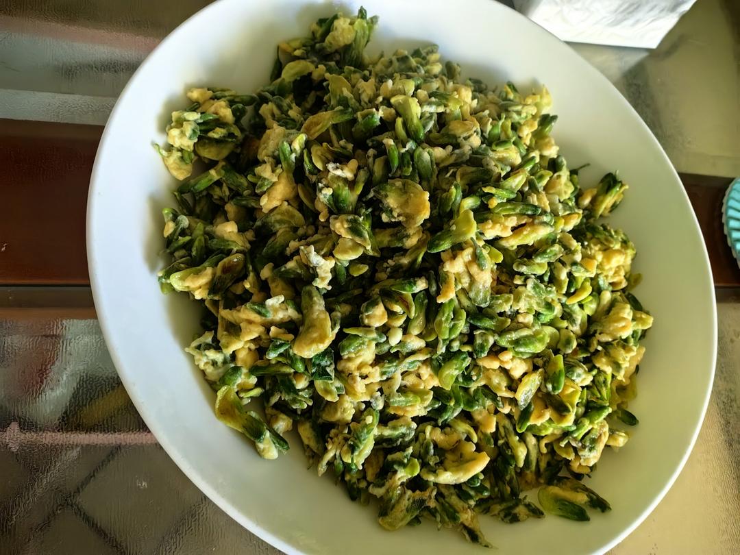 春日限定槐花炒鸡蛋