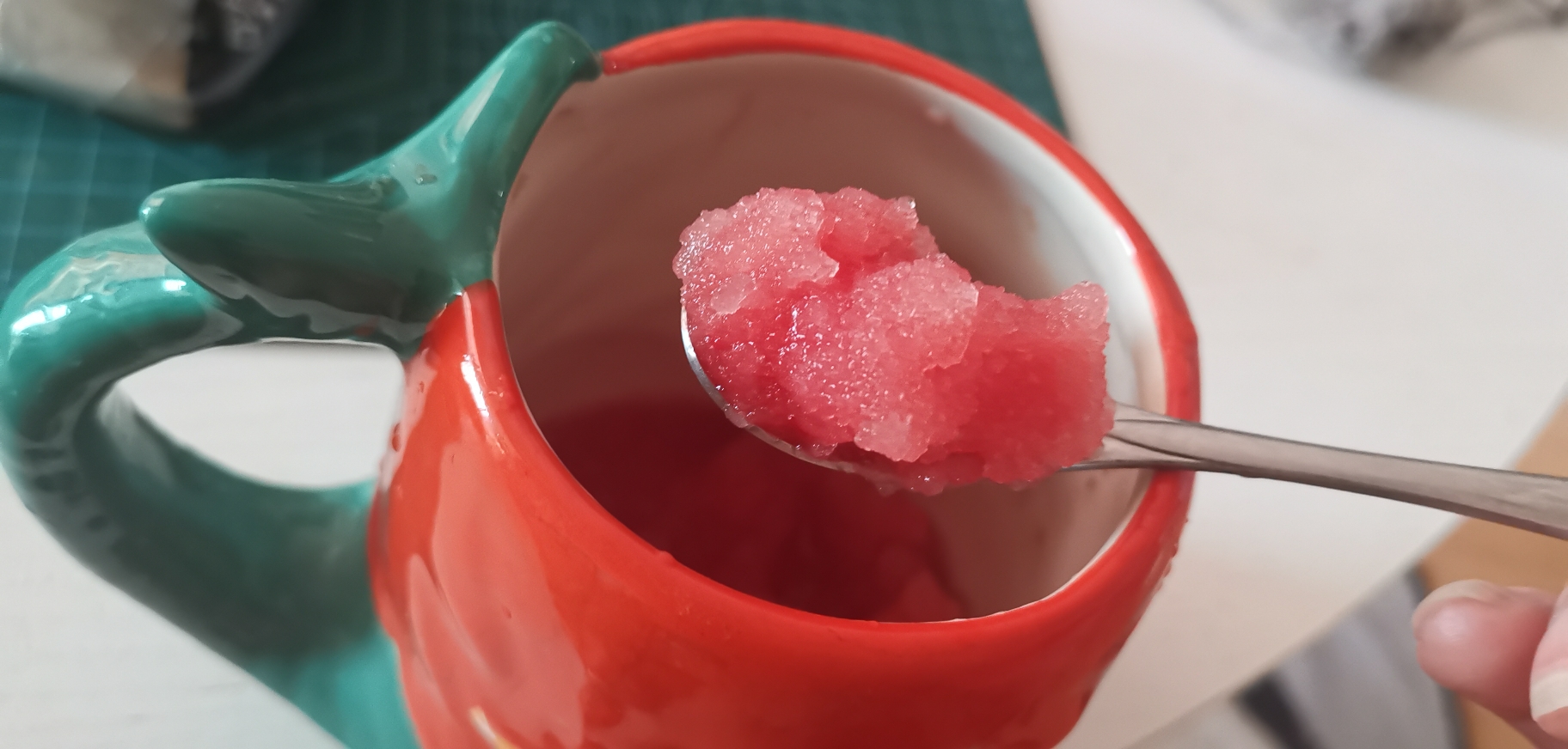西瓜汁沙冰-厨师机警告的做法