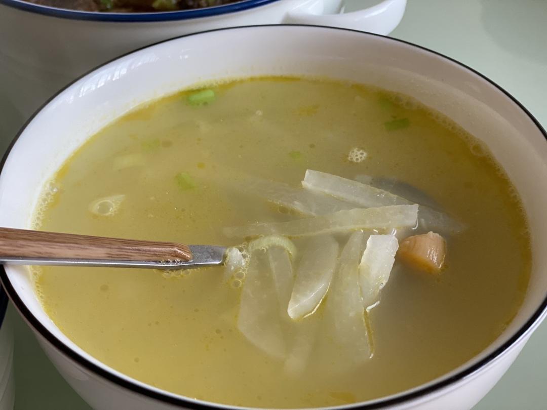 海米干贝萝卜丝汤