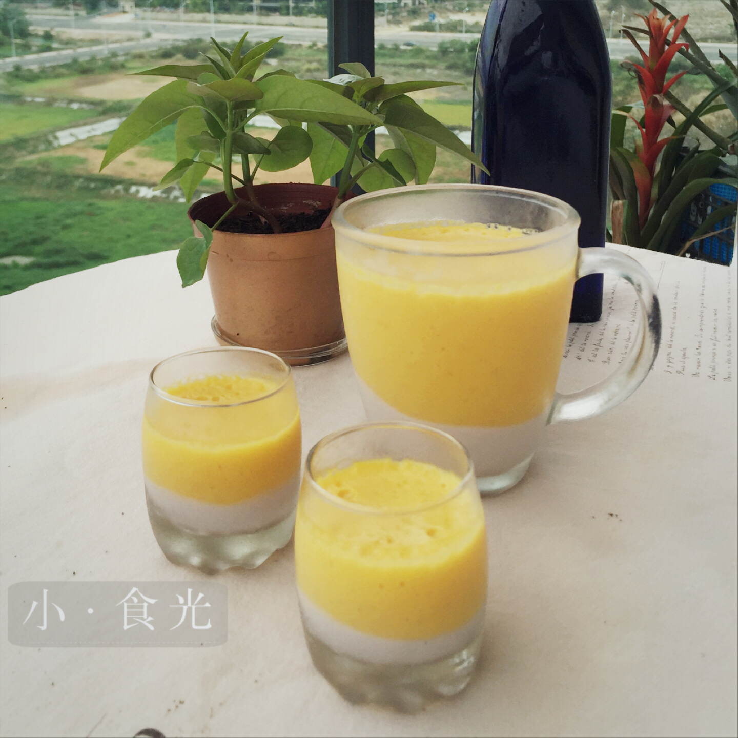 芒果酸奶布丁