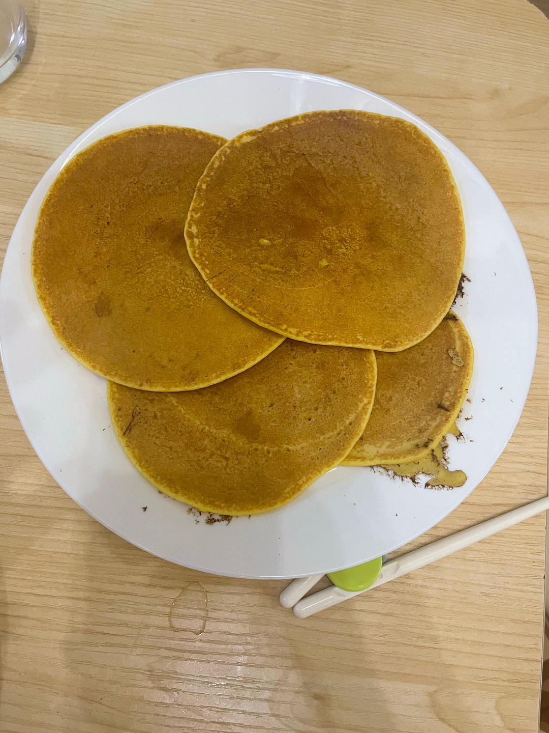 玉米面松饼，早起5分钟搞定，又软又健康