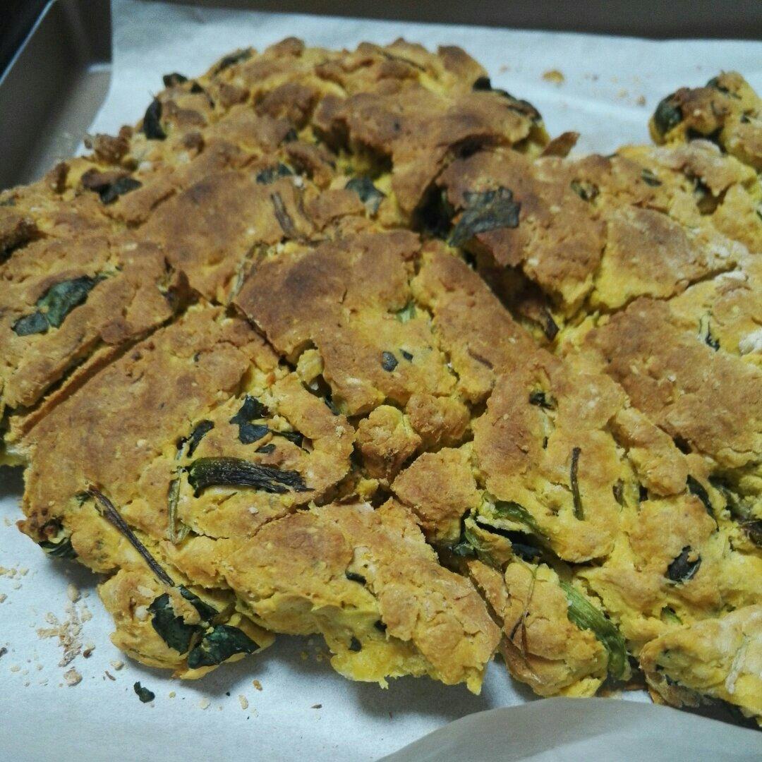 菠菜南瓜奶酪丹波面包丨健康·烘焙