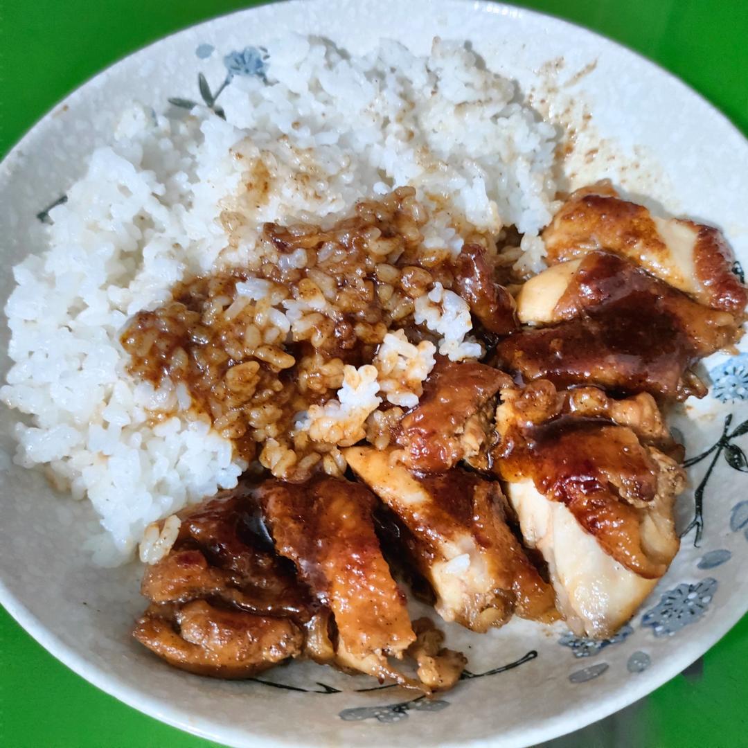 照烧鸡腿饭