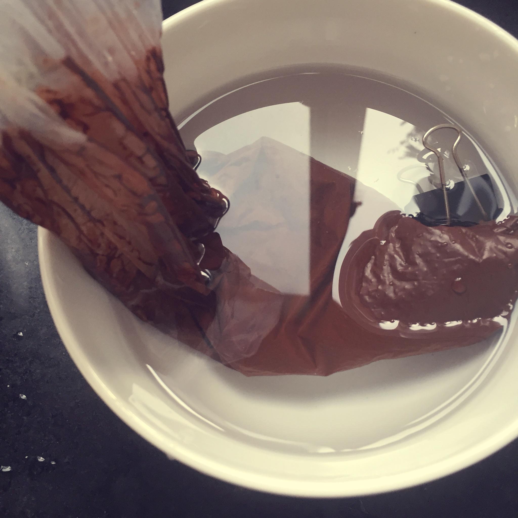 榴莲夹心巧克力的做法 步骤1