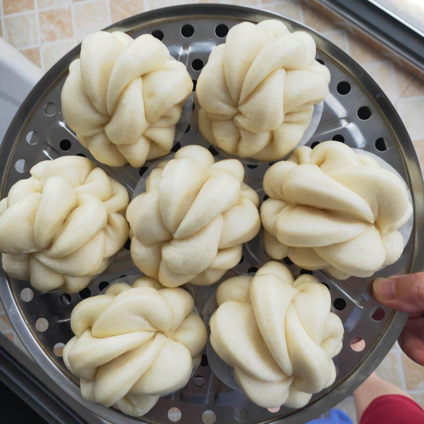 美丽的花卷 造型馒头 一次醒发 快手面食 附细节视频详解