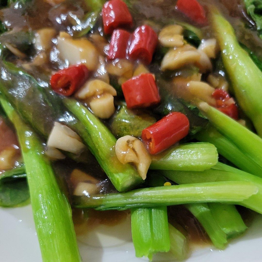 3分钟就能搞定的蚝油菜心，清爽可口，减肥减脂，好吃不怕胖！