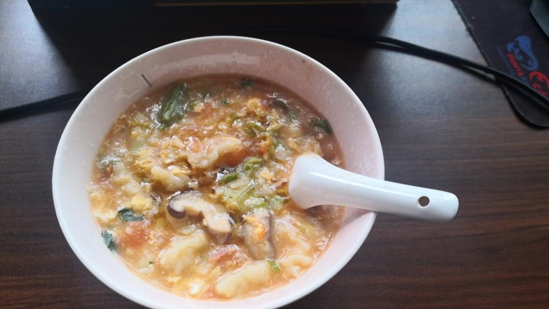 简单早餐-疙瘩汤