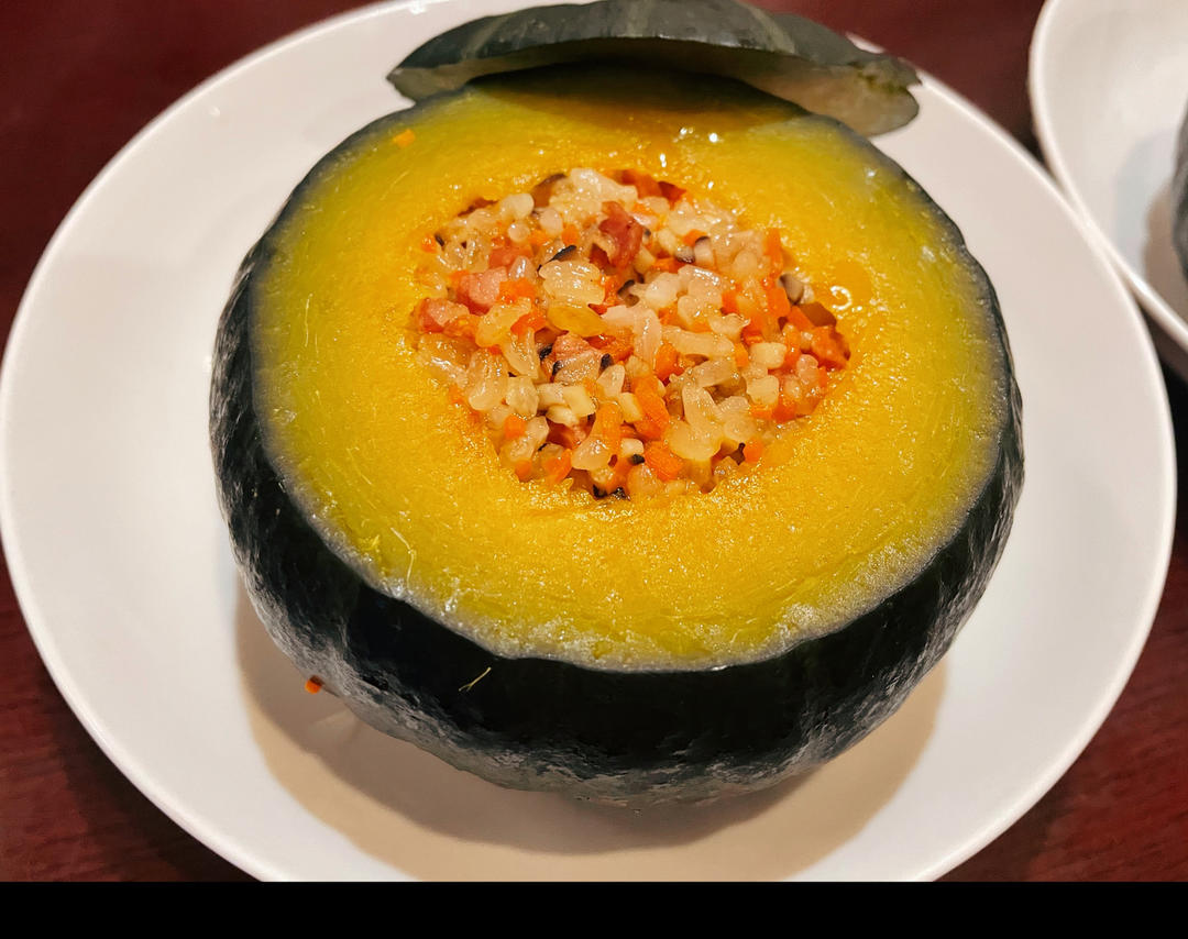 南瓜糯米饭