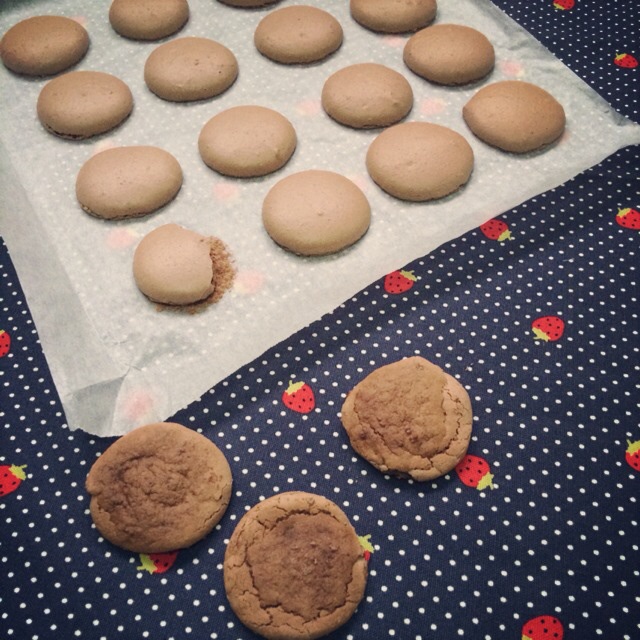 最容易成功的chocolate macarons 巧克力马卡龙