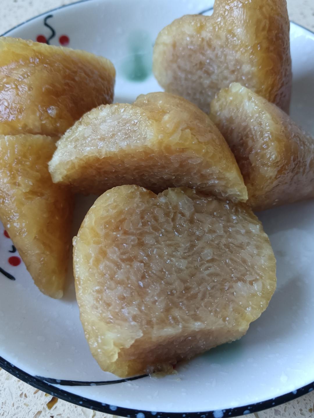 白糖揾粽子（碱水粽）