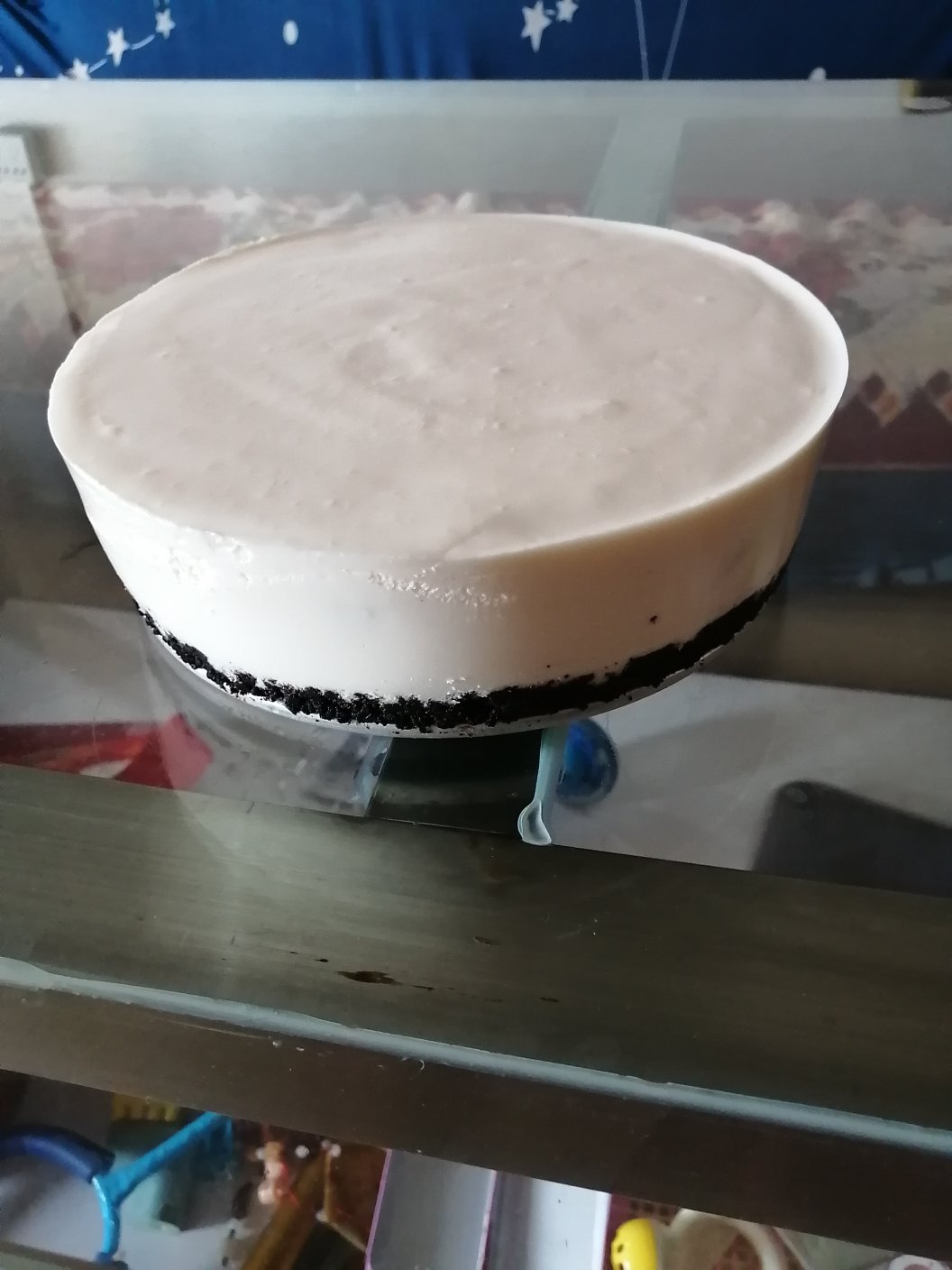 酸奶芒果慕斯蛋糕简易版（普通8寸活底）