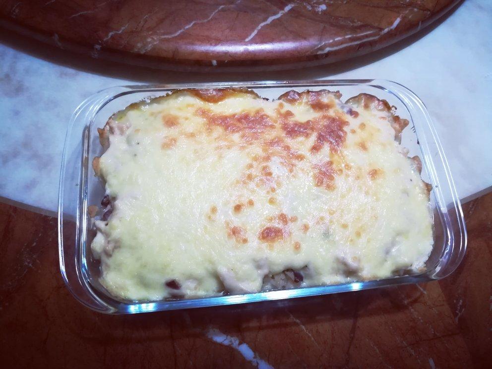 海鲜焗饭 Seafood Fried Rice with Cheesy Topping