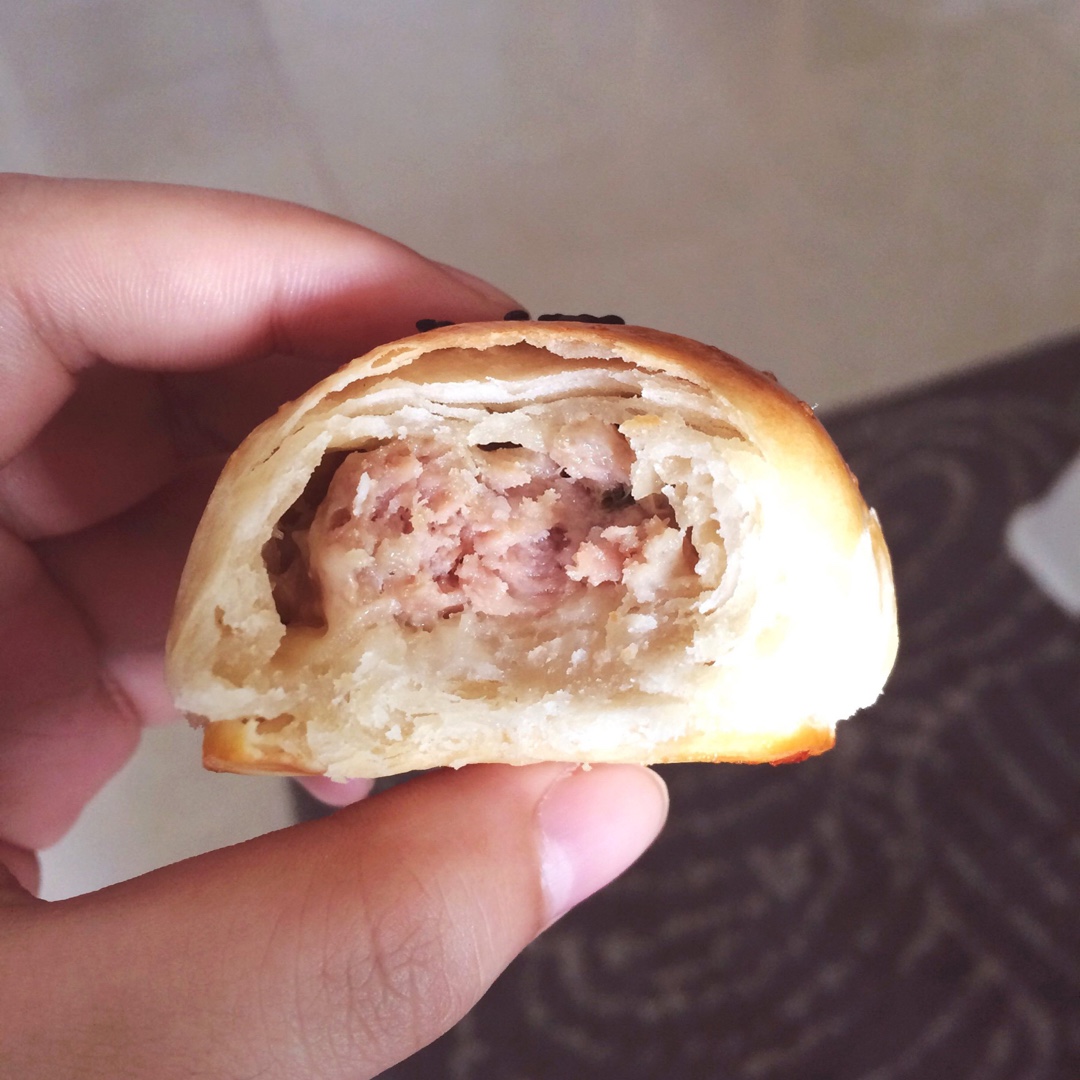 泳式鲜肉榨菜月饼