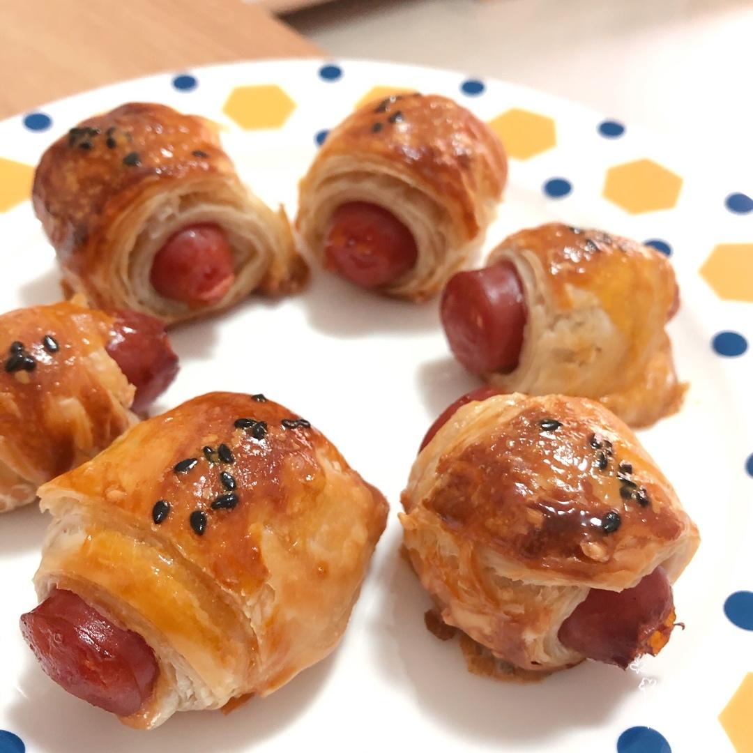 【超简单】手抓饼包肠仔