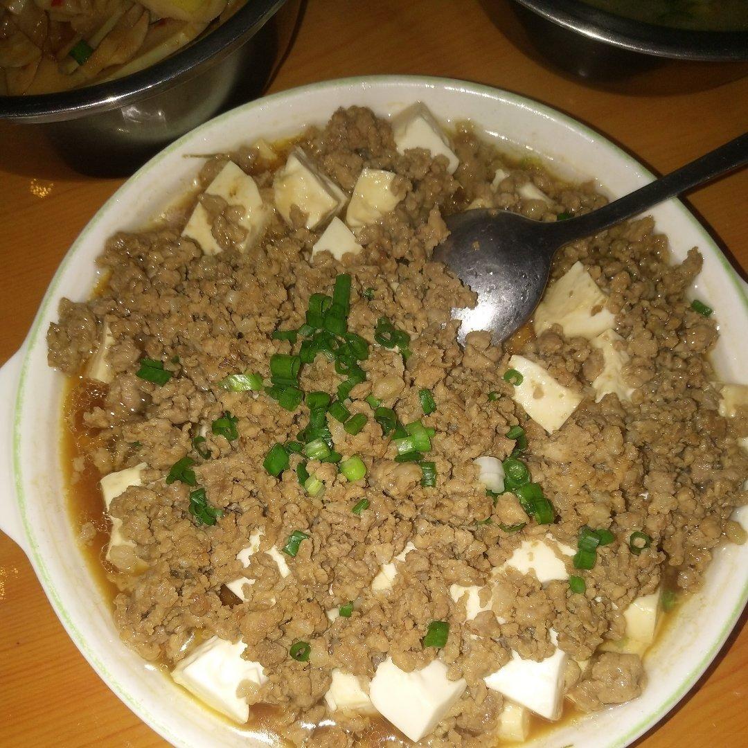 肉末蒸豆腐