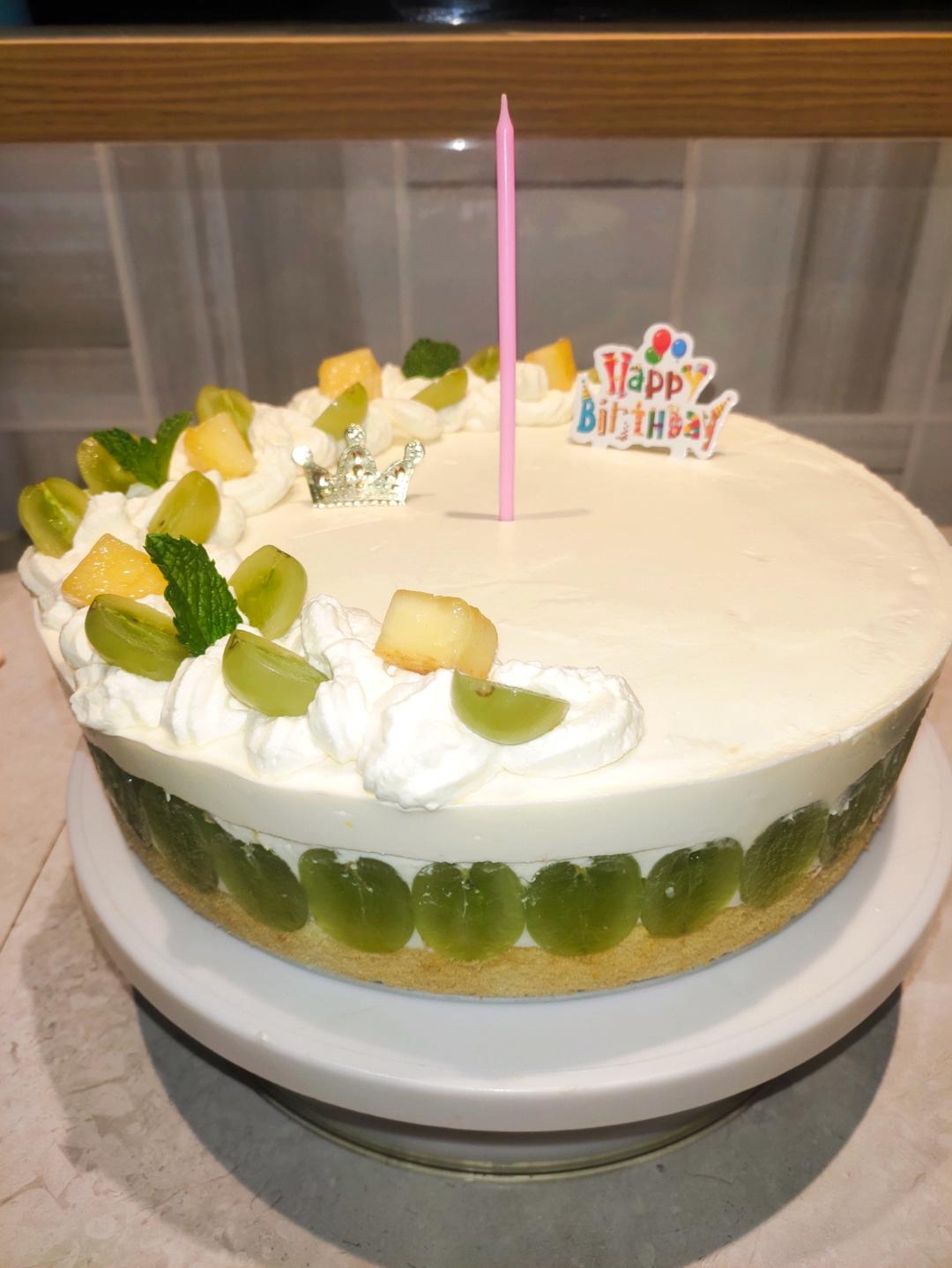 青提酸奶慕斯蛋糕