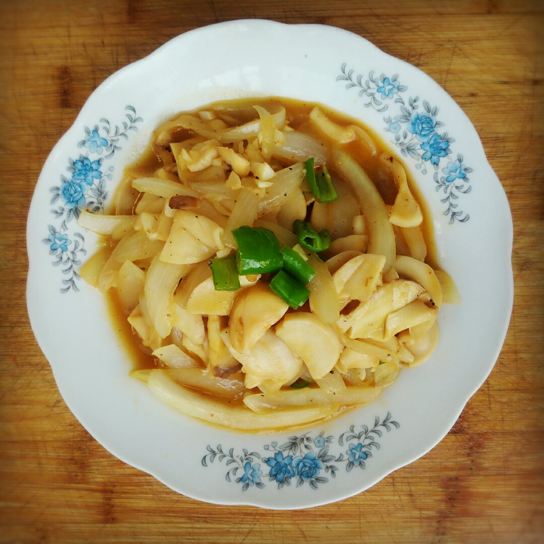 洋葱遇到杏鲍菇