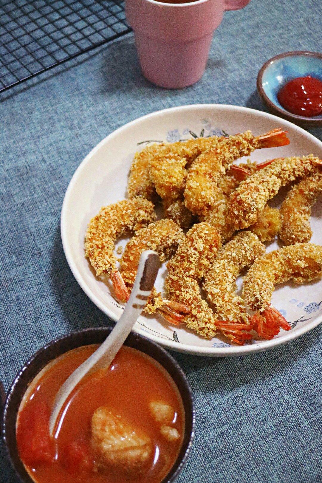 面包炸虾